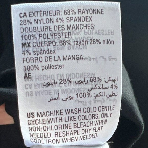 🆕 ON 34th Plus Size Black Ponte Blazer Jacket Women’s 4X Classic Workwear Office - Picture 16 of 17